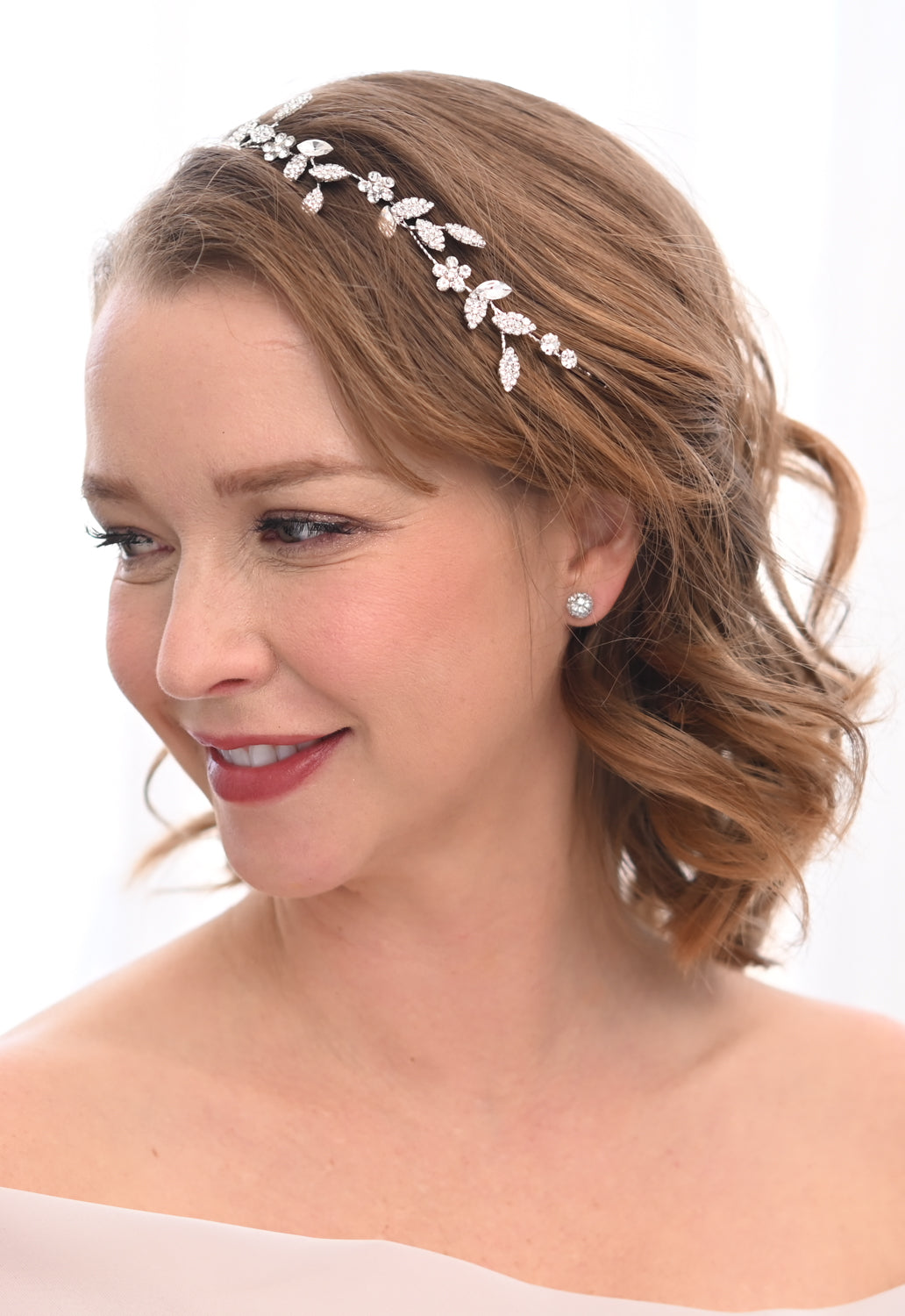 Ivy Bloom Headband in Sterling Silver