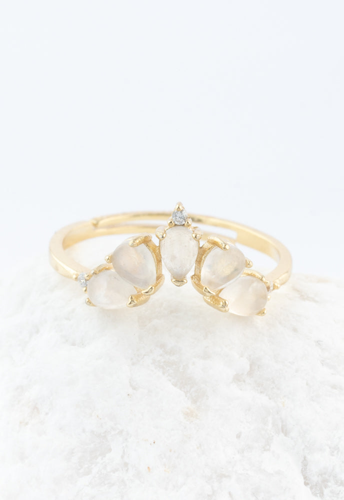 Celestial Moonstone Ring