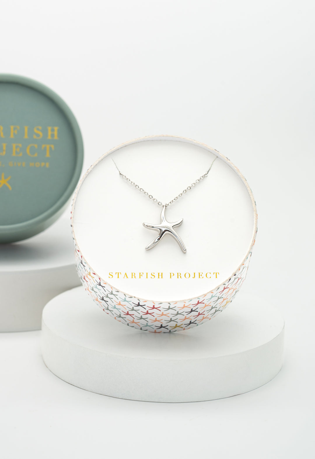 Starfish Hope Necklace in Silver