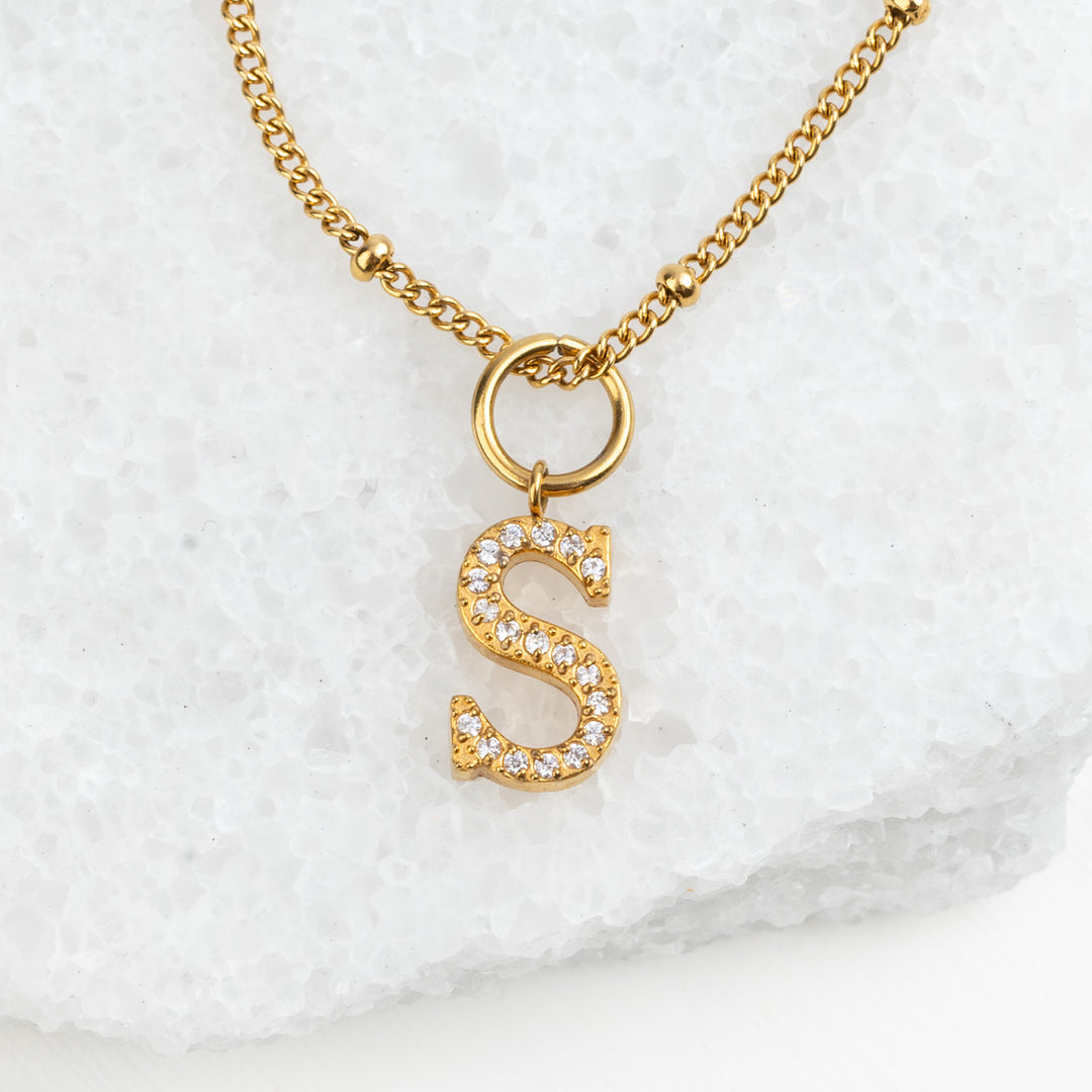 Custom Charm Necklace in 14K Gold
