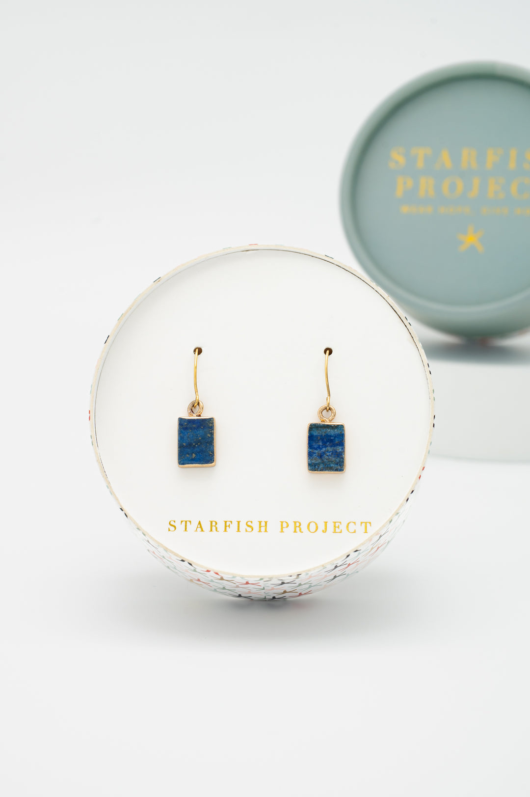 In the Clouds Lapis Earrings