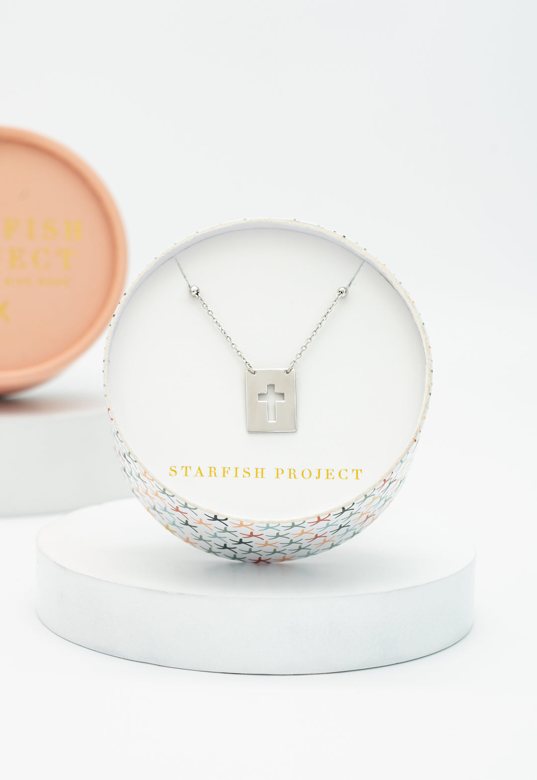 Sanctuary Sterling Silver Cross Necklace