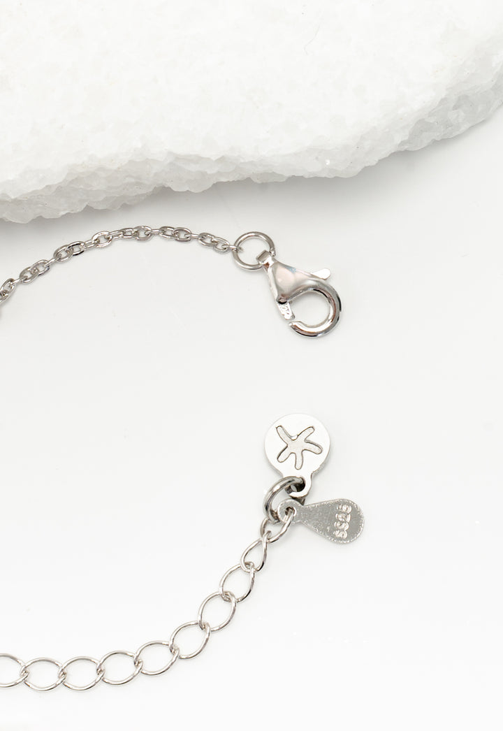 Act Justly Necklace in Sterling Silver