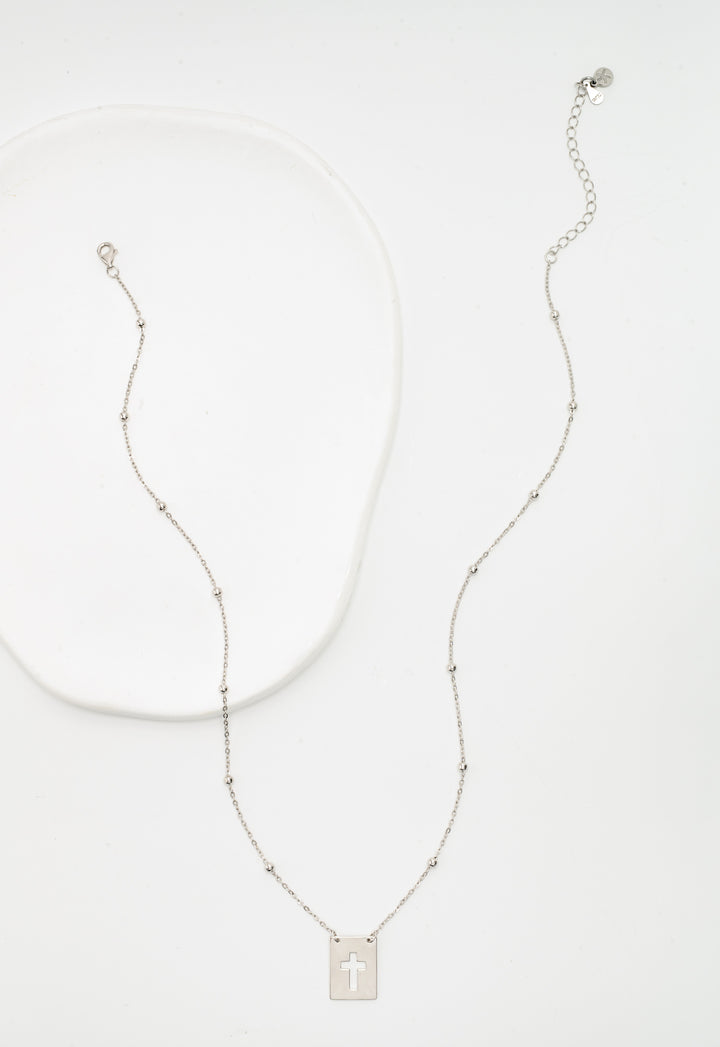 Sanctuary Sterling Silver Cross Necklace
