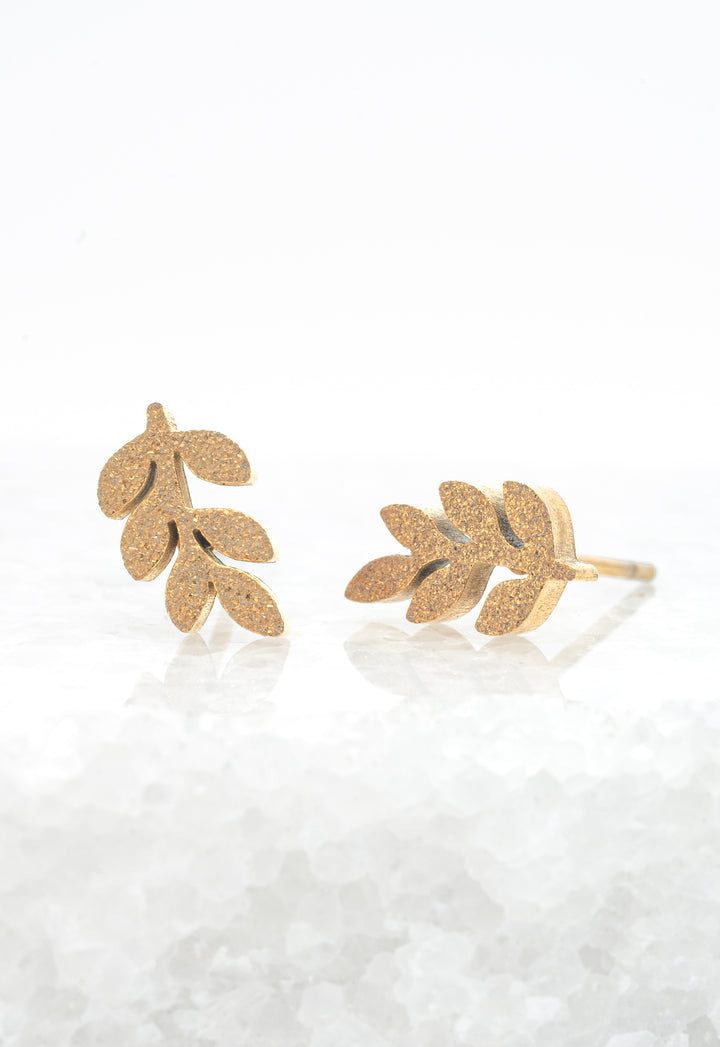 Frosted Rowen Stud Earrings