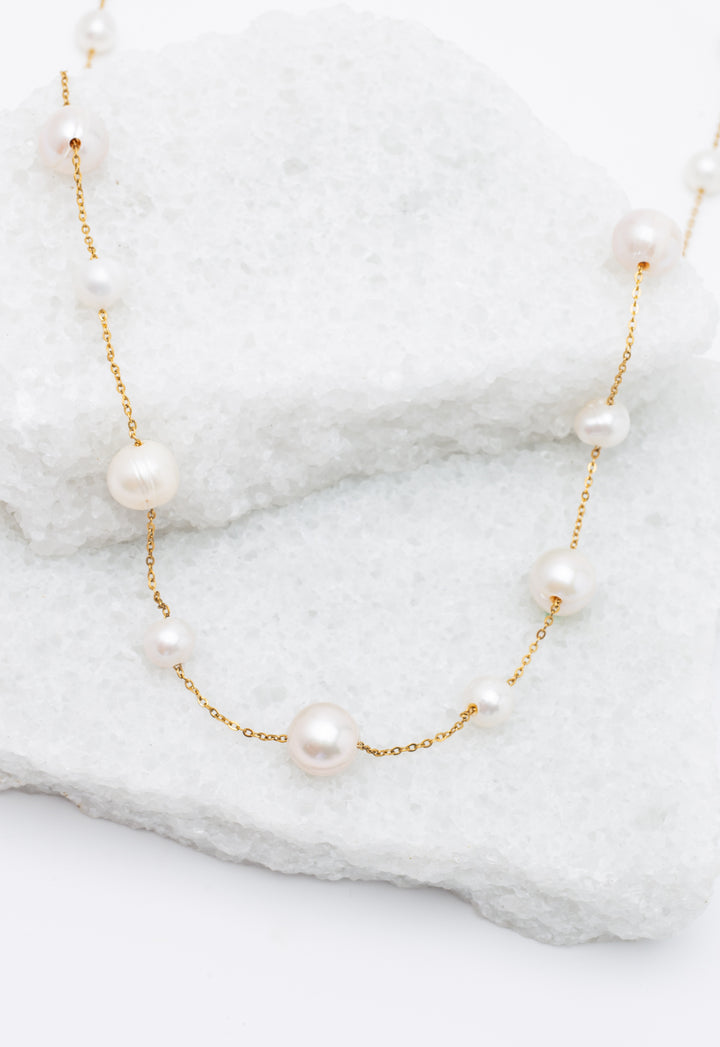 Celeste Convertible Pearl Necklace