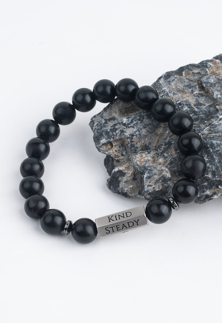 The Pillar Bracelet – Matte Black