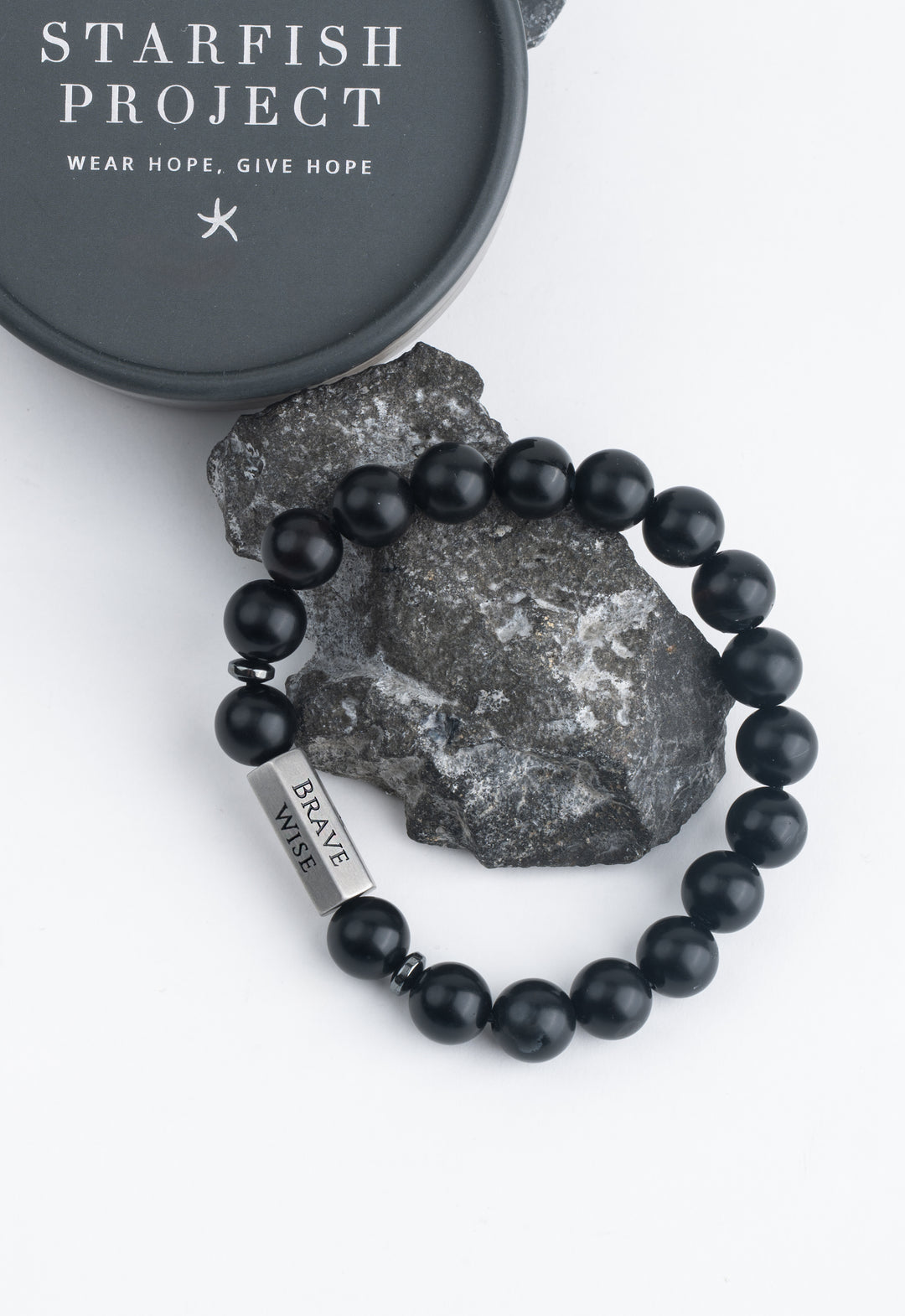 The Pillar Bracelet – Matte Black