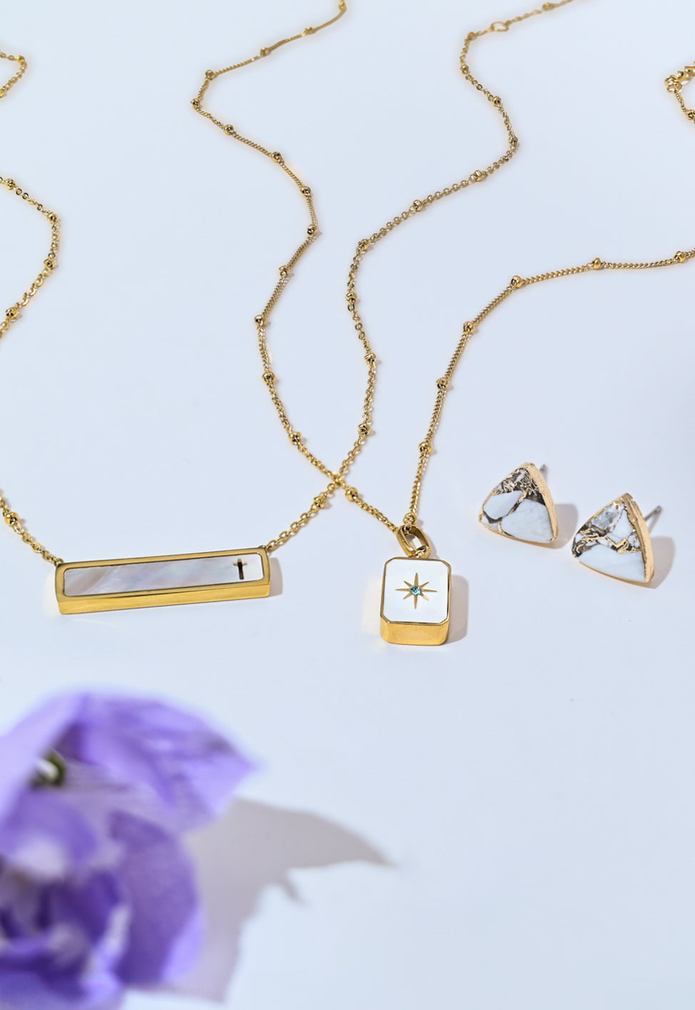 Faith Reversible Cross Bar Necklace