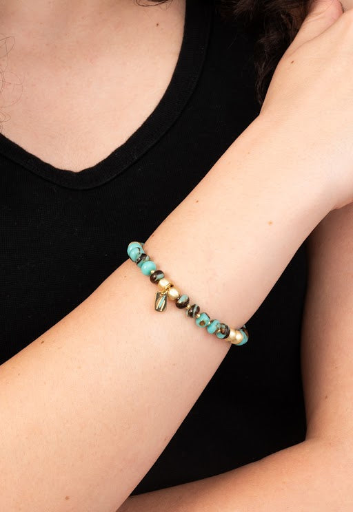 5 & 2 Bracelet Gold