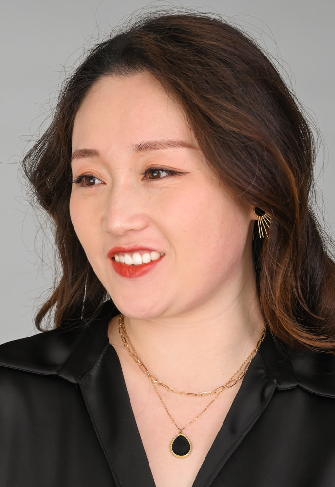 Holly Layered Necklace in Midnight