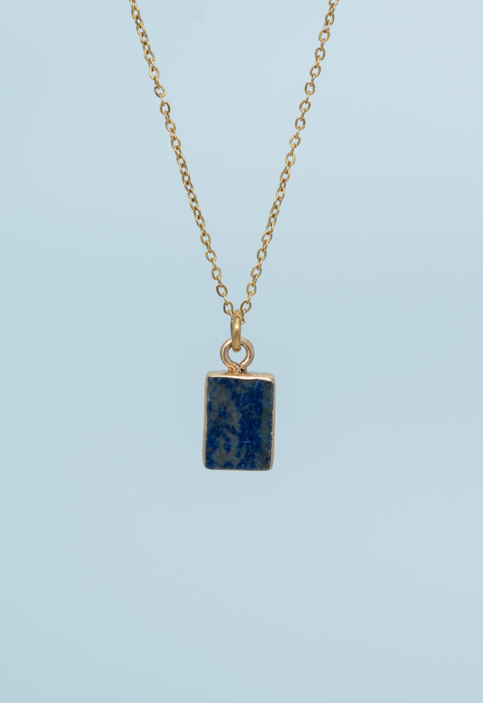 In The Clouds Lapis Necklace