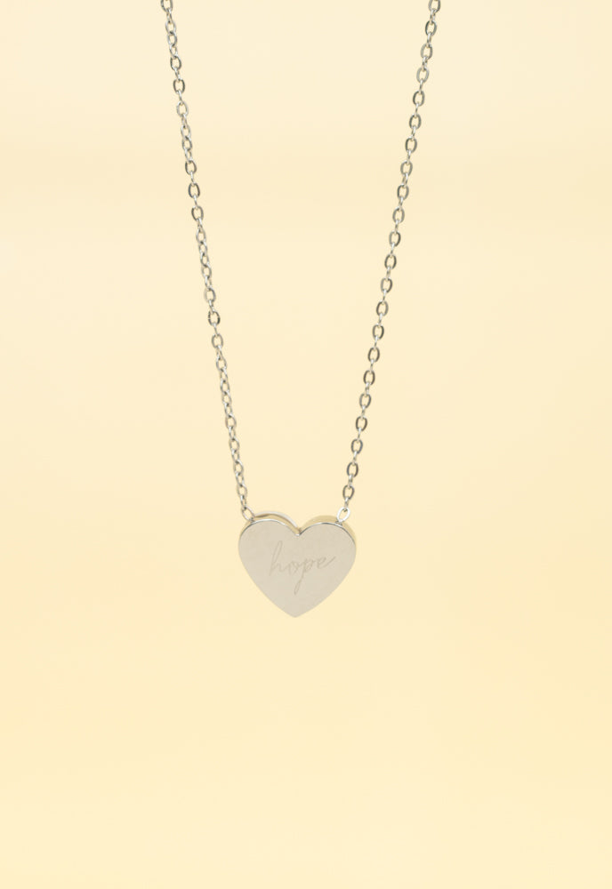 Give Hope Necklace in Silver