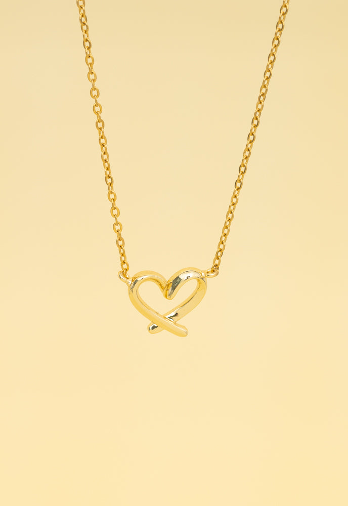 With Love Gold Necklace