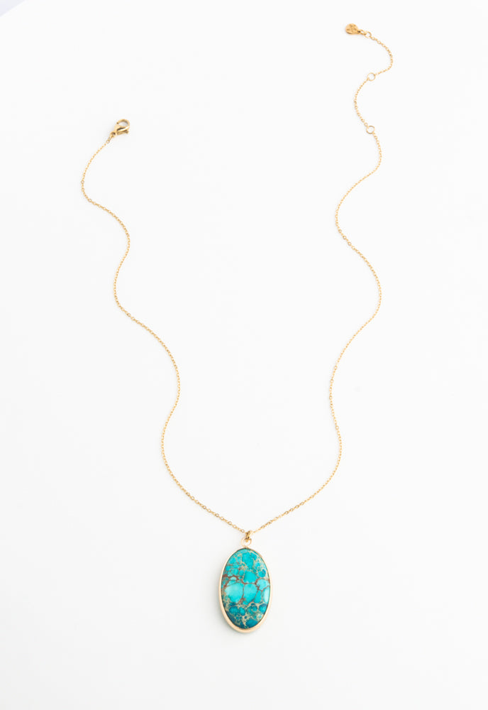 Tranquil Emperor Stone Necklace