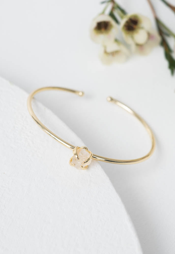 Shine Single-Stone Cuff in Daybreak
