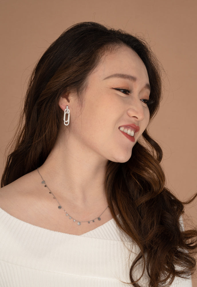 Confetti Silver Necklace